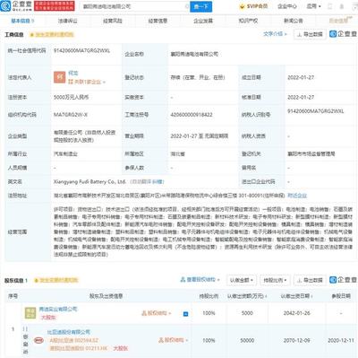 比亞迪在襄陽成立全資動力電池公司，布局新型膜材料制造